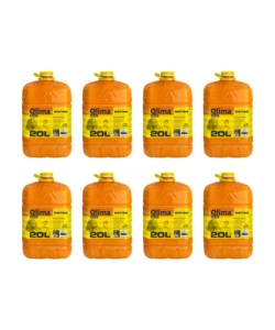 COMBUSTIBILE LIQUIDO PER STUFE 8 TANICHE - QLIMA SENSE, 160 LITRI.